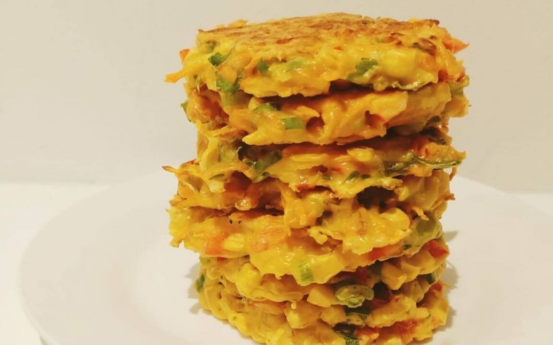 How to make vegetable fritters from leftovers